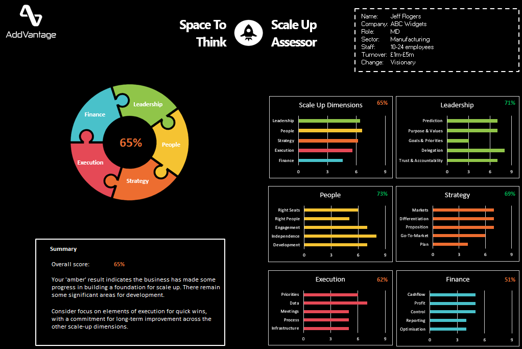 Scale Up Assessor AddVantage Strategy
